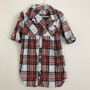 Old Navy toddler girls flannel tunic